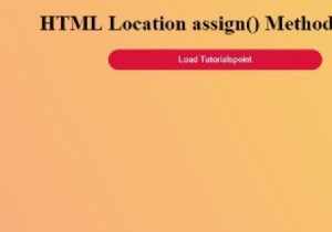 HTML Location assign( ) Method